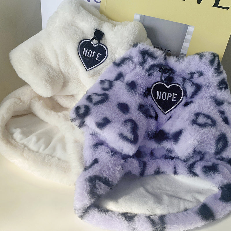 Winter Thick Plush Cat Warm Sweater