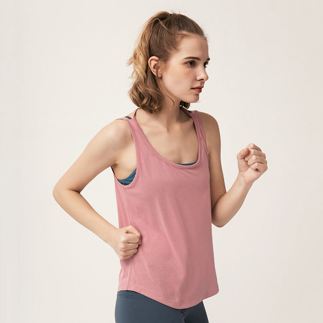 Ladies sexy running sports vest