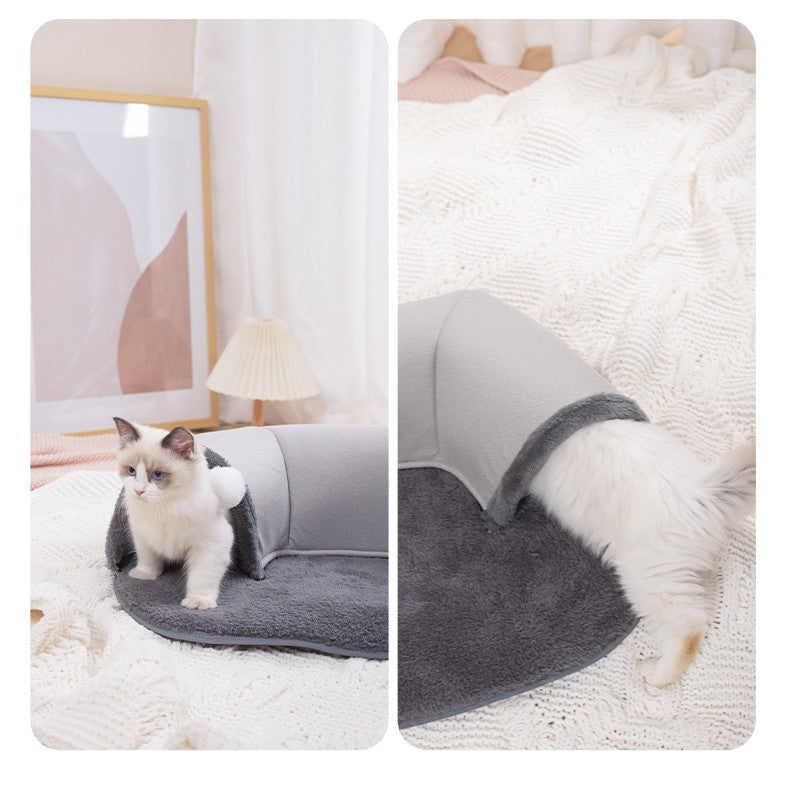 Autumn And Winter Cat Nest Cat Tunnel Plush