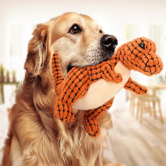 Giant Dino Chew Toy for Large Dogs