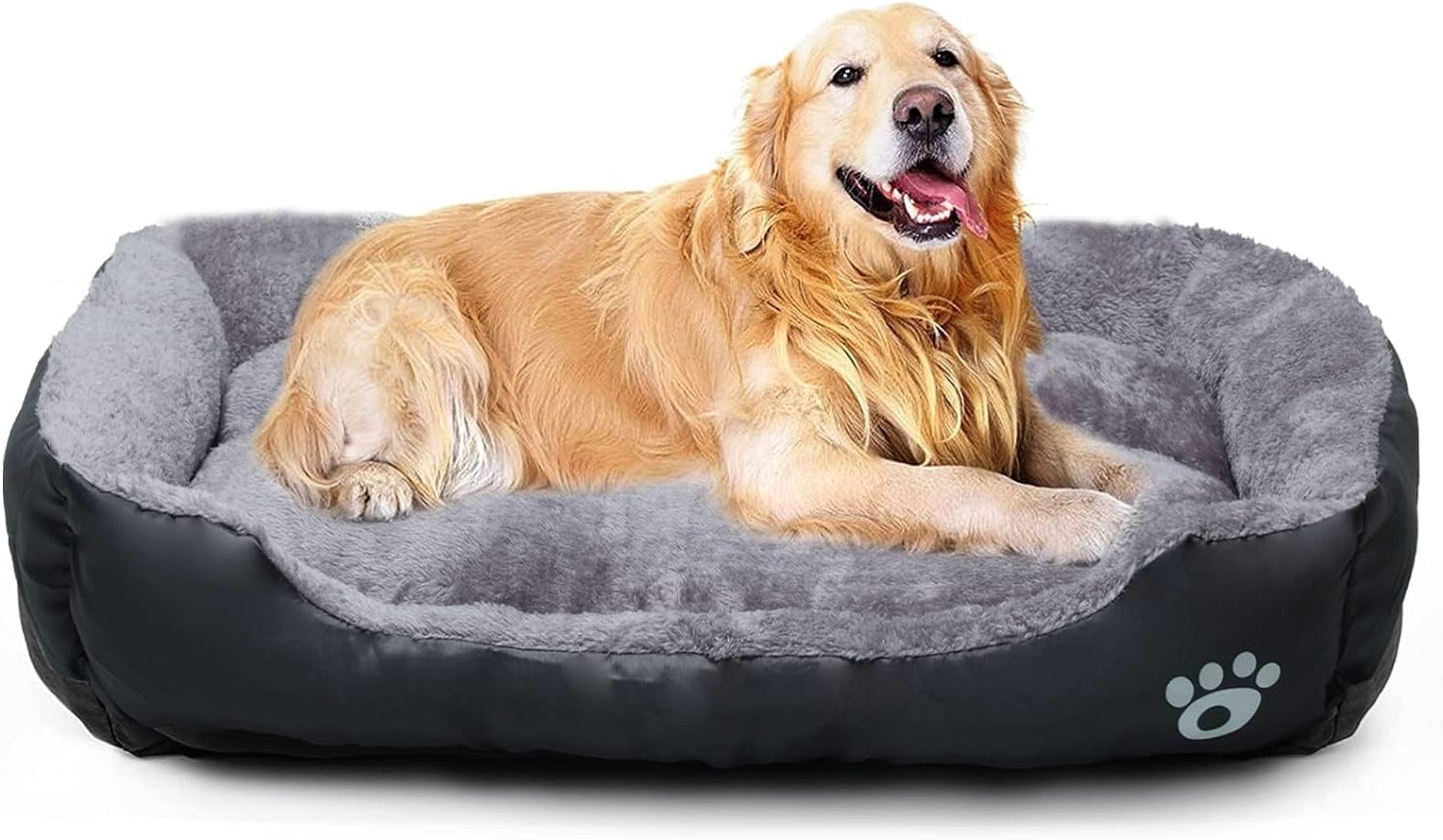 Super Soft Dog Bed Mattress, Large, Washable, Anti-Slip Waterproof Bottom, 80x60cm