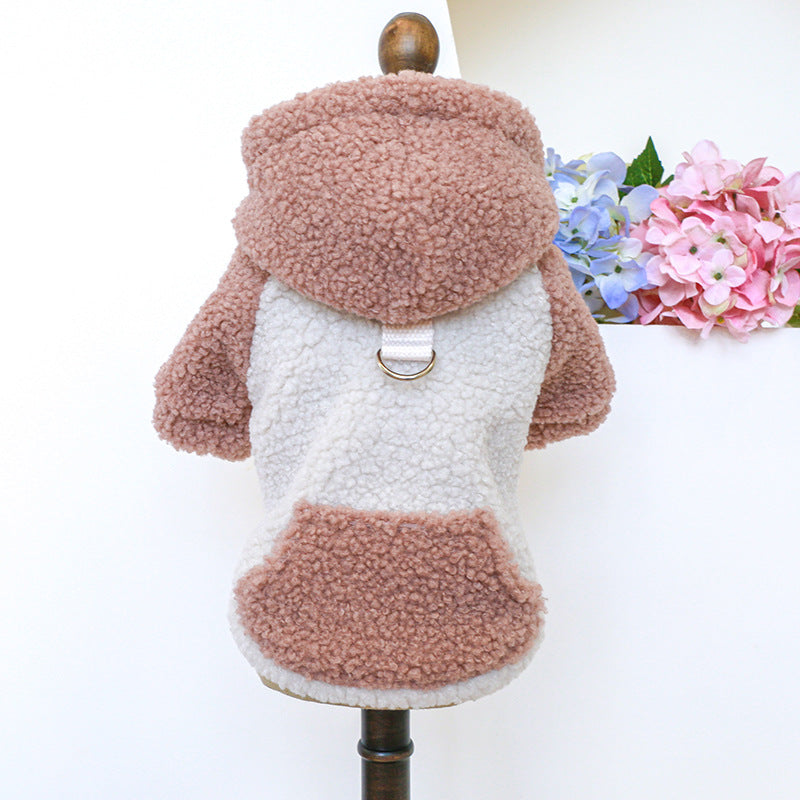 Lamb Fleece Traction Sweater Pet Clothes