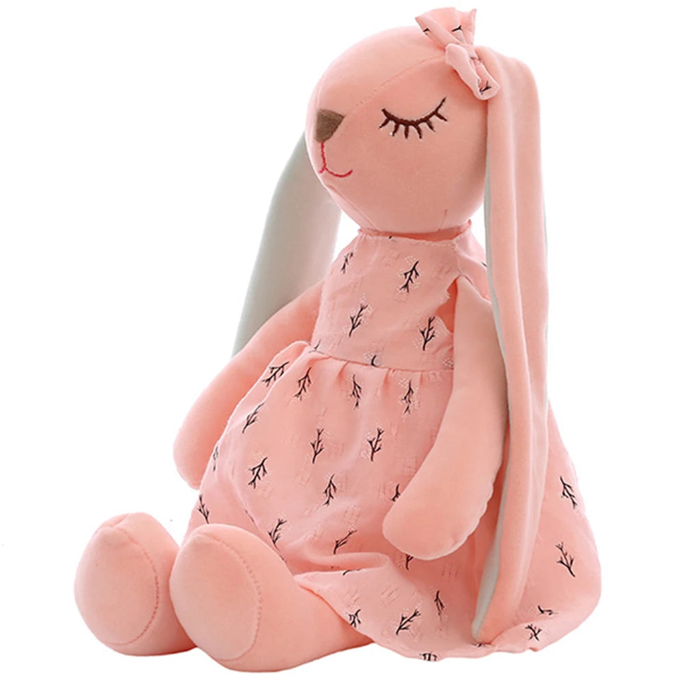 35CM Cute Cartoon Long Ears Rabbit Doll Baby Soft Plush Toys For Children Rabbit Sleeping Mate Stuffed Plush Animal Toys Infants