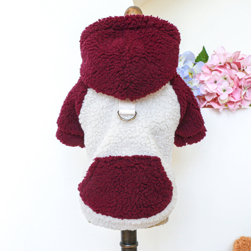 Lamb Fleece Traction Sweater Pet Clothes