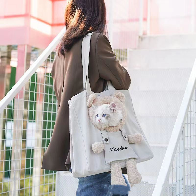 Portable Pet Cat Bag For Going Out