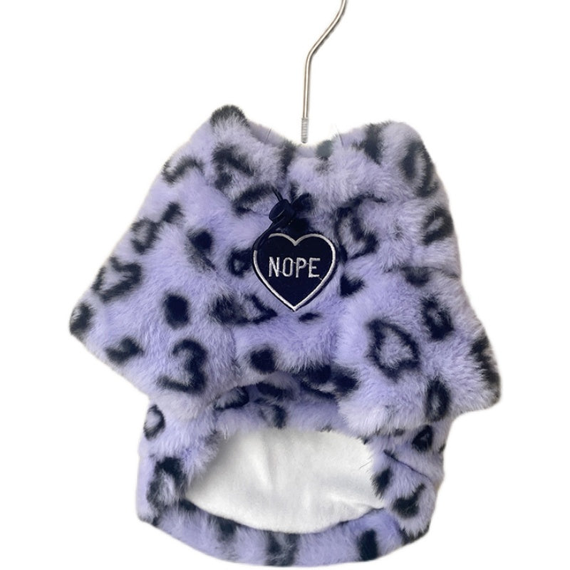 Winter Thick Plush Cat Warm Sweater